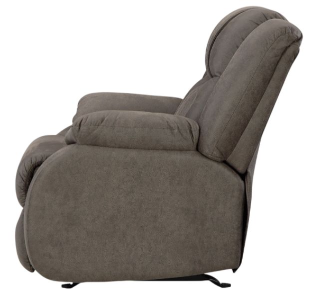 Signature Design by Ashley® First Base Gunmetal Manual Recliner-4