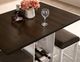 Furniture of America® Bingham Antique White Counter Table with Dark Brown Top -4