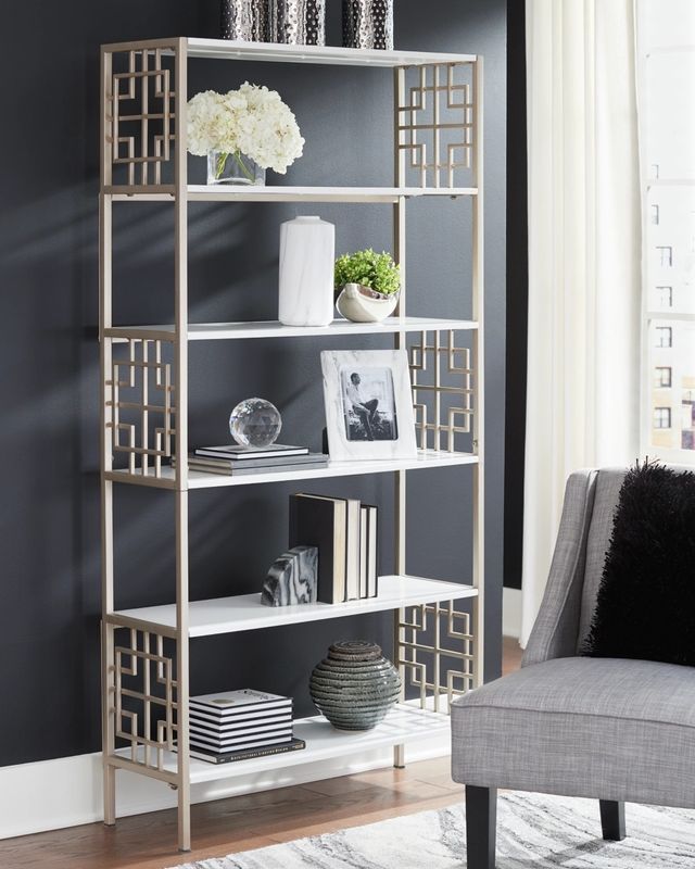 Signature Design by Ashley® Glenstone White Accent Shelves-4