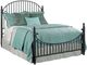 Kincaid® Weatherford Cornsilk Catlins Black 88" King Metal Rod Bed-0