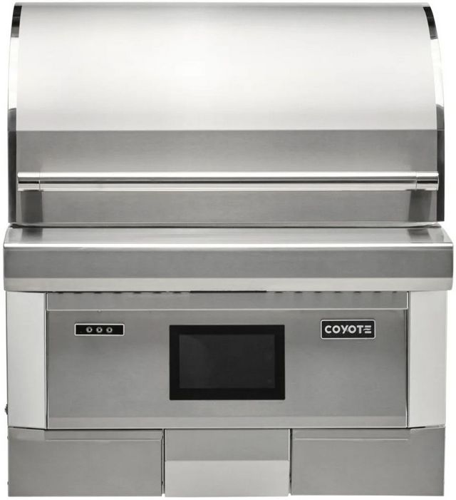 Coyote® 28" Built-In Pellet Stainless Steel Grill-3
