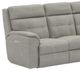 Flexsteel® Mason Gray Dove Power Reclining Section with Power Headrests-1