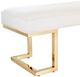 Michael Amini® Belmont Place Bright Gold Bed Bench -5