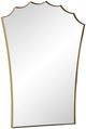 Uttermost® Monarch Antique Brass Mirror-4
