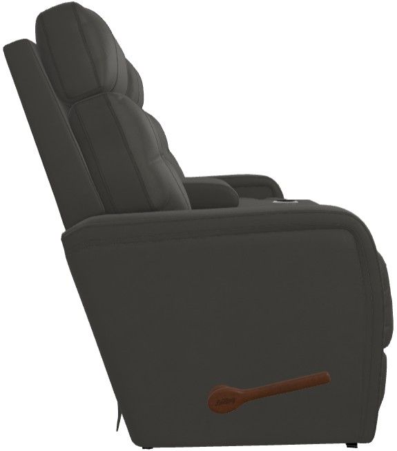 La-Z-Boy® Baron Mineral Leather Manual Wall Reclining Loveseat with Console-3