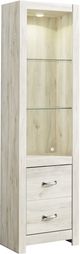 Signature Design by Ashley® Bellaby 4-Piece Whitewash Entertainment Center with Electric Fireplace-4