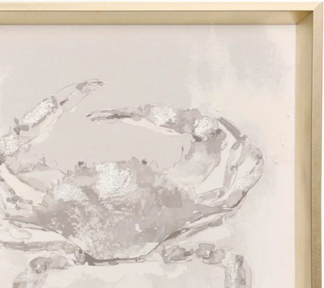 Stylecraft White Wash Crab Wall Art-1