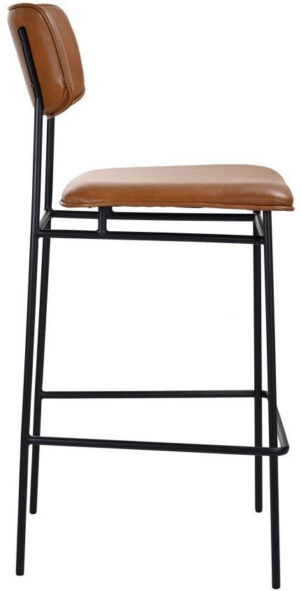 Moe's Home Collection Sailor Brown Bar Stool-2