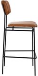 Moe's Home Collection Sailor Brown Bar Stool-2