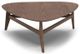 Natuzzi Editions Plettro Blonde Ash Triangular Coffee Table-0