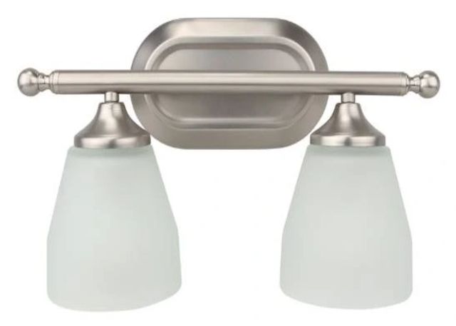 YHD Satin Nickel 2-Light Vanity Lighting-0