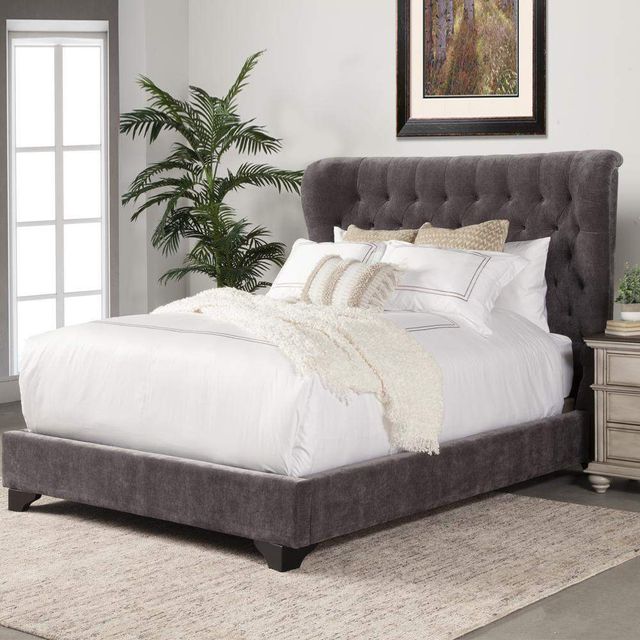 Parker House® Chloe French Queen Panel Bed-3