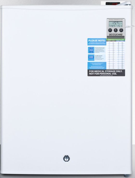Accucold® 19" 1.8 Cu. Ft. White Upright Freezer-0