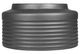 A & B Home Black Round Ridged Cement Planter-1