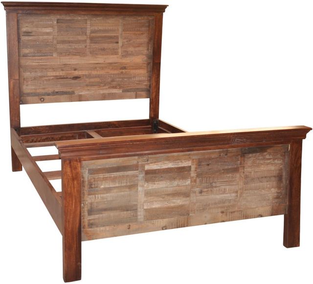 Jaipur Furniture Euro Light Walnut Queen Panel Bed-0
