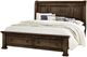 Vaughan-Bassett Rustic Hills Coffee King Storage Footboard-0