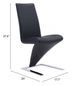 Zuo® Herron BlackDining Chair-4