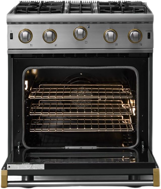 Viking® 5 Series 30" Antique Bronze Pro Style Gas Range-1