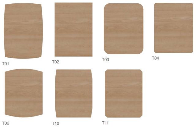 Country View Woodworking Customizable Chesapeake 42" Cherry Top Dining Table with 4-Leaves and Brown Maple Base-1