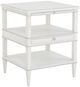 Fairfield® Camille White Rectangular End Table-0