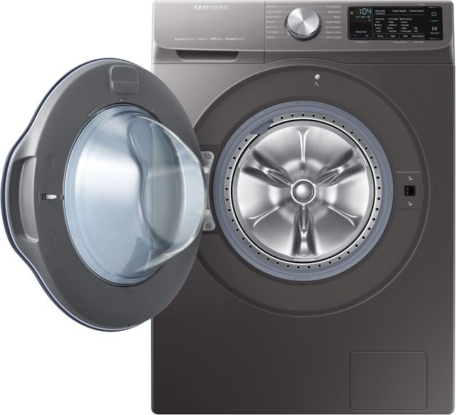 Samsung 2.2 Cu. Ft. Inox Grey Front Load Washer-3