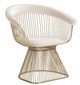 VIG Furniture Modrest Chandler Beige/Gold Dining Chair-0