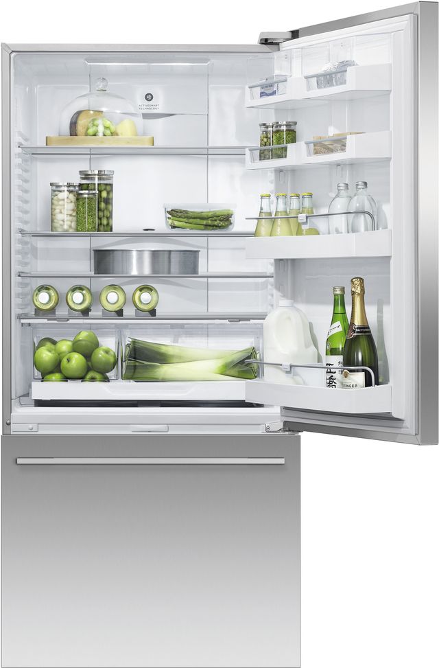 Fisher & Paykel Series 5 32 in. 17.1 Cu. Ft. Stainless Steel Counter Depth Bottom Freezer Refrigerator-2