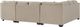 Signature Design by Ashley® Brogan Bay 3-Piece Cork Right-Arm Facing Cuddler Sectional-1
