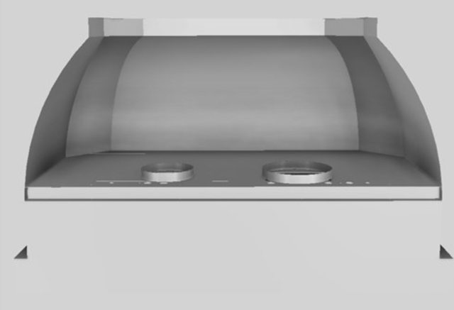 Vent-A-Hood® Designer Series 48" Stainless Steel Wall Mounted Range Hood-3