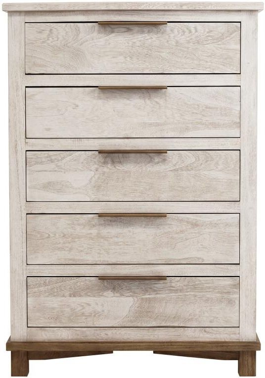 International Furniture Direct Golden Loft Gray Chest-3