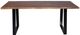 Porter International Designs Manzanita Harvest 82" Dining Table with Trapezoid Base-1
