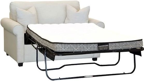 Edgewood Furniture Pottery Natural King Sleeper Loveseat-0