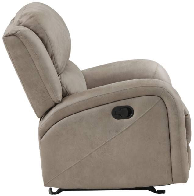 Homelegance® Pagosa Brown Rocker Manual Reclining Chair-3
