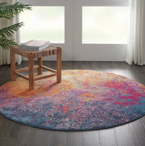 Nourison Home™ Passion 5'3" Round Style 2 Area Rug-6