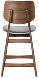 New Classic® Home Furnishings Oscar Gray/Walnut Counter Stool-4