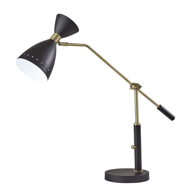 Adesso® Oscar Black Adjustable Desk Lamp-0