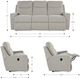 La-Z-Boy® Emmons Oak Leather Manual Reclining Sofa-2