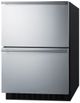 Summit® 24" Stainless Steel Outdoor Under The Counter Refrigerator -1