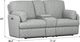 Emerald Home Albus Speckled Gray Power Reclining Loveseat with Console-3