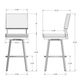 Amisco Customizable Mathilde Swivel Bar Stool-2