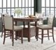 Jofran Inc. Manchester Merlot Square High-Low Dining Table-1