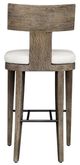 Uttermost® Cellini Weathered Gray Wooden Outdoor Bar Stool-4
