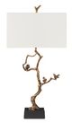 Currey & Company Shadows Antique Brass/Black Table Lamp-1