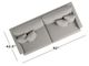 Bassett® Furniture Allure Smoke Sofa-2