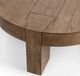 Classic Home Bristol Cafe Brown Round Coffee Table-4
