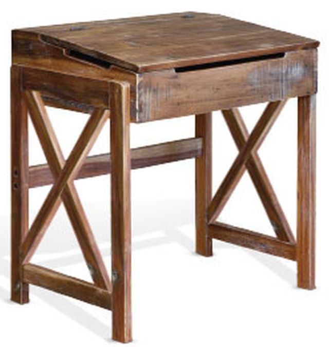 Sunny Designs™ Havana Rustic Acacia School Desk | Fischer Furniture ...