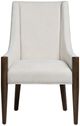 Crestview Collection Brunswick 2-Piece Brown/White Upholstered Arm Chair Set -2