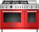 Bertazzoni Professional Series 48" Red Pro Style Duel Fuel Range-0