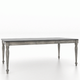 Canadel Customizable Gourmet 82" VA Base Dining Table with One Removable Leaf-1