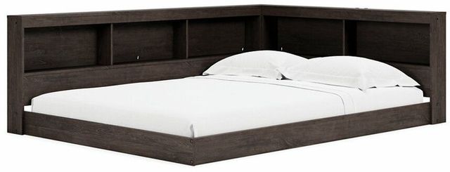 Signature Design by Ashley® Piperton 4-Piece Brown Full Bookcase Storage Bed Set-1